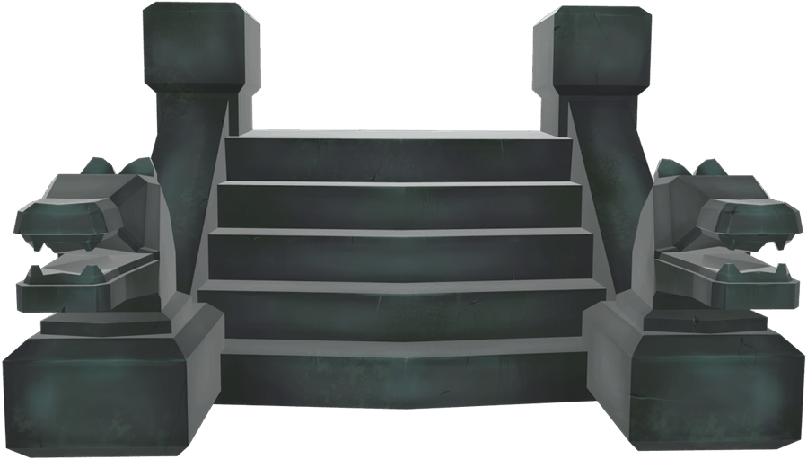 3D Stone Stairs